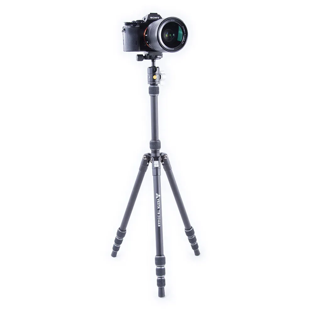 VESTA TB 204AB Aluminium Travel Tripod with Twist Locks- 3kg Load Capacity