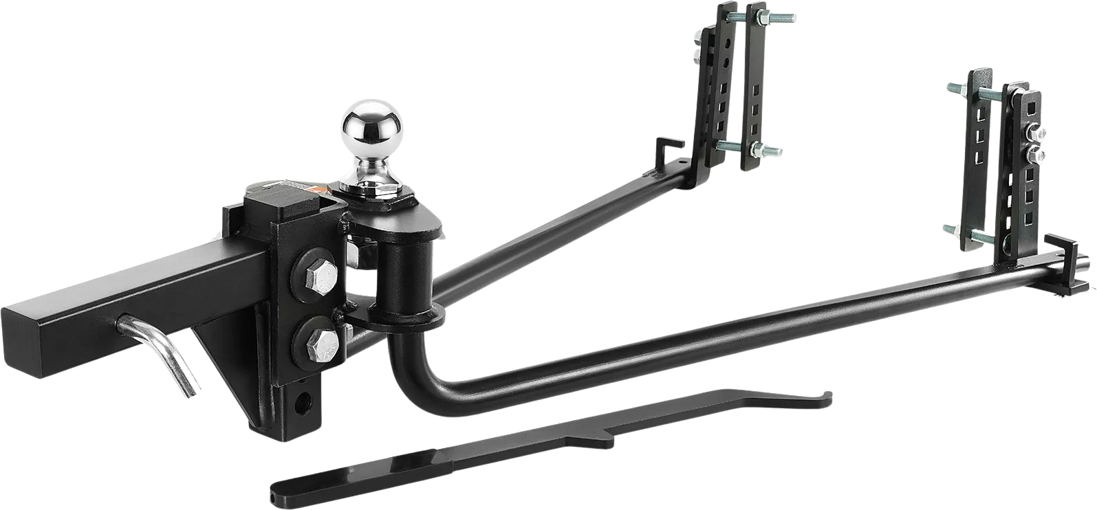 Vevor Weight Distribution Hitch Kit 1000 Lbs with Sway Control for Trailer 2" Shank 2-5/16" Ball Hitch New