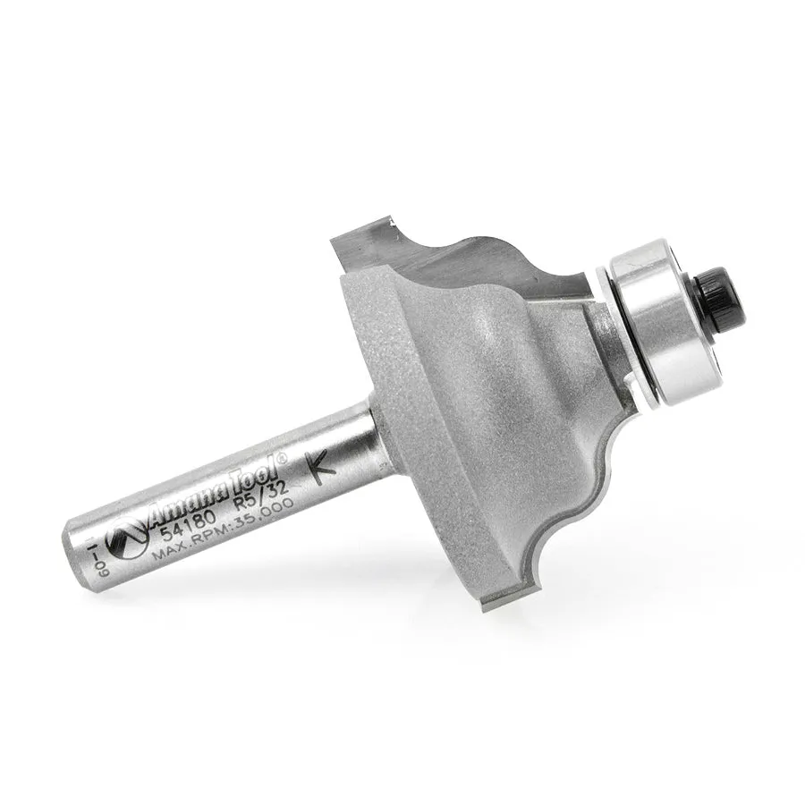 Wavy Edge Router Bit | 5⁄32 Radius x 1 1⁄4 Dia x 11⁄16 x 1⁄4" Shank | 54180 | 738685941805