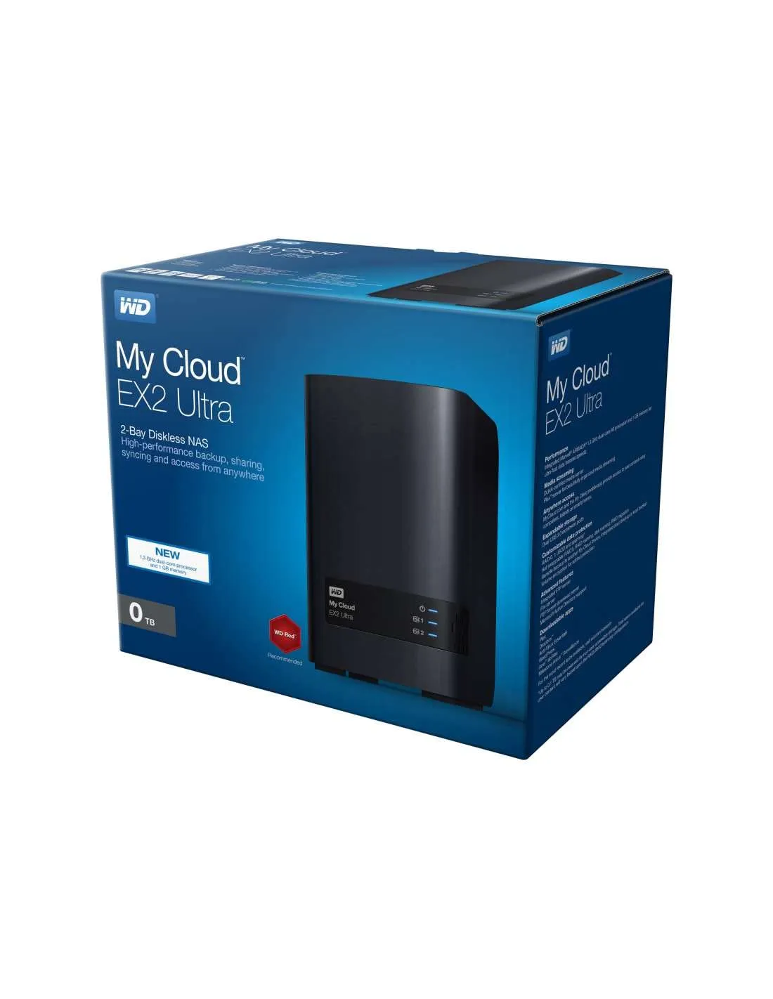 WD My Cloud EX2 Ultra Network Attached Storage - Black