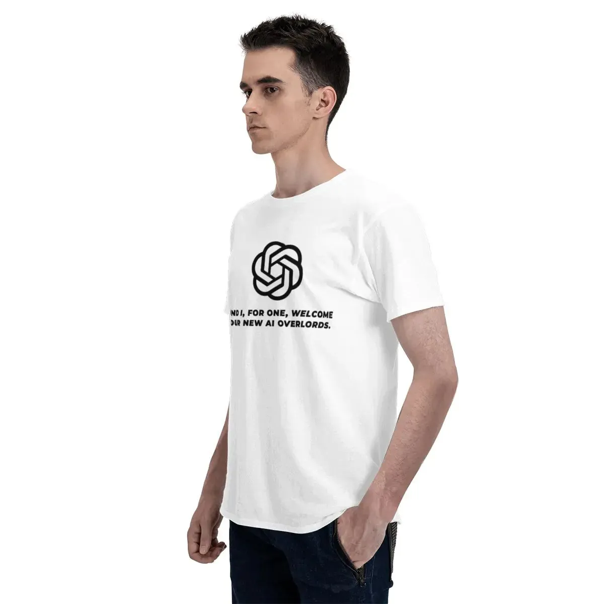 White ChatGPT Open AI T-Shirt