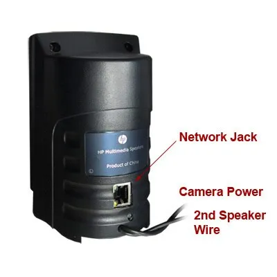 WiFi Computer Speakers Hidden Camera w/ Remote View & Record