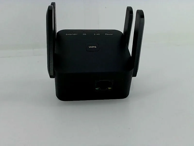 WiFi Repeater High Speed 1200mbps Range Extender Black