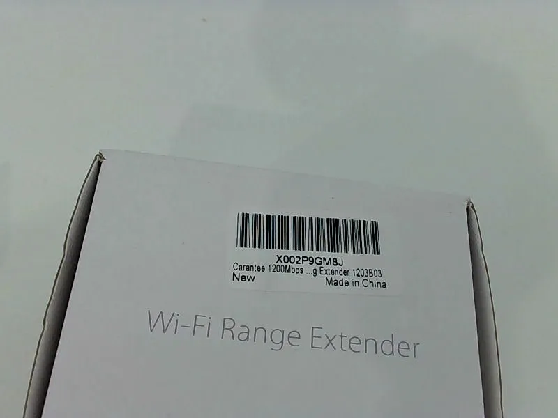 WiFi Repeater High Speed 1200mbps Range Extender Black