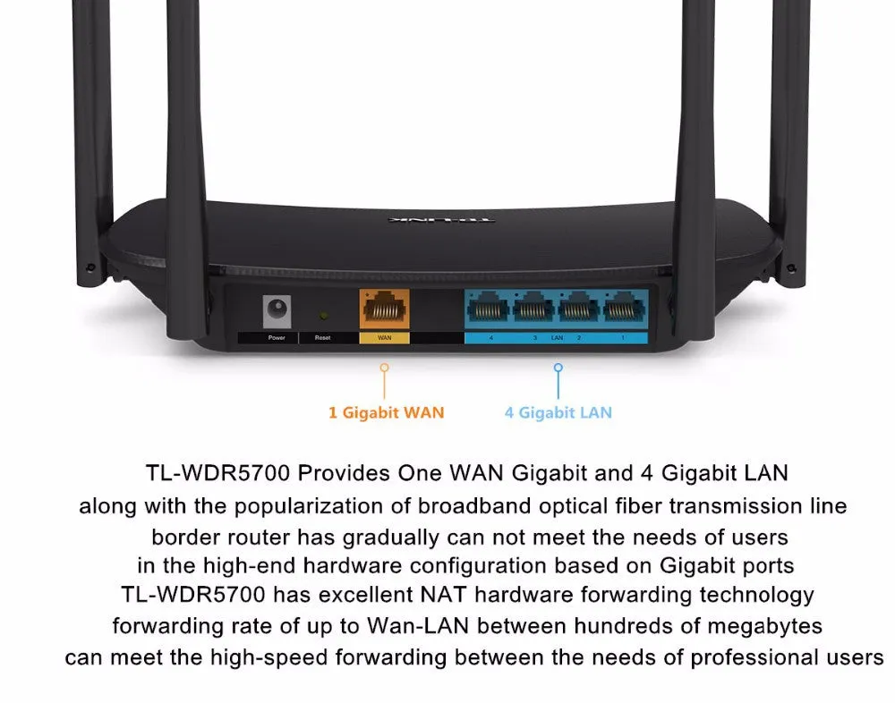 Wireless Double Band Router for Smooth gaming and HD streaming