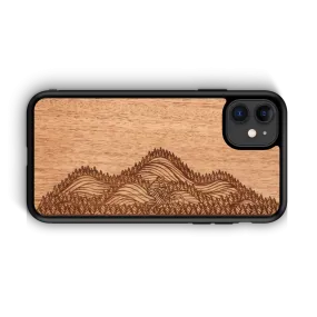 Wooden Phone Case | Outdoor Adventure - Mountain Biker