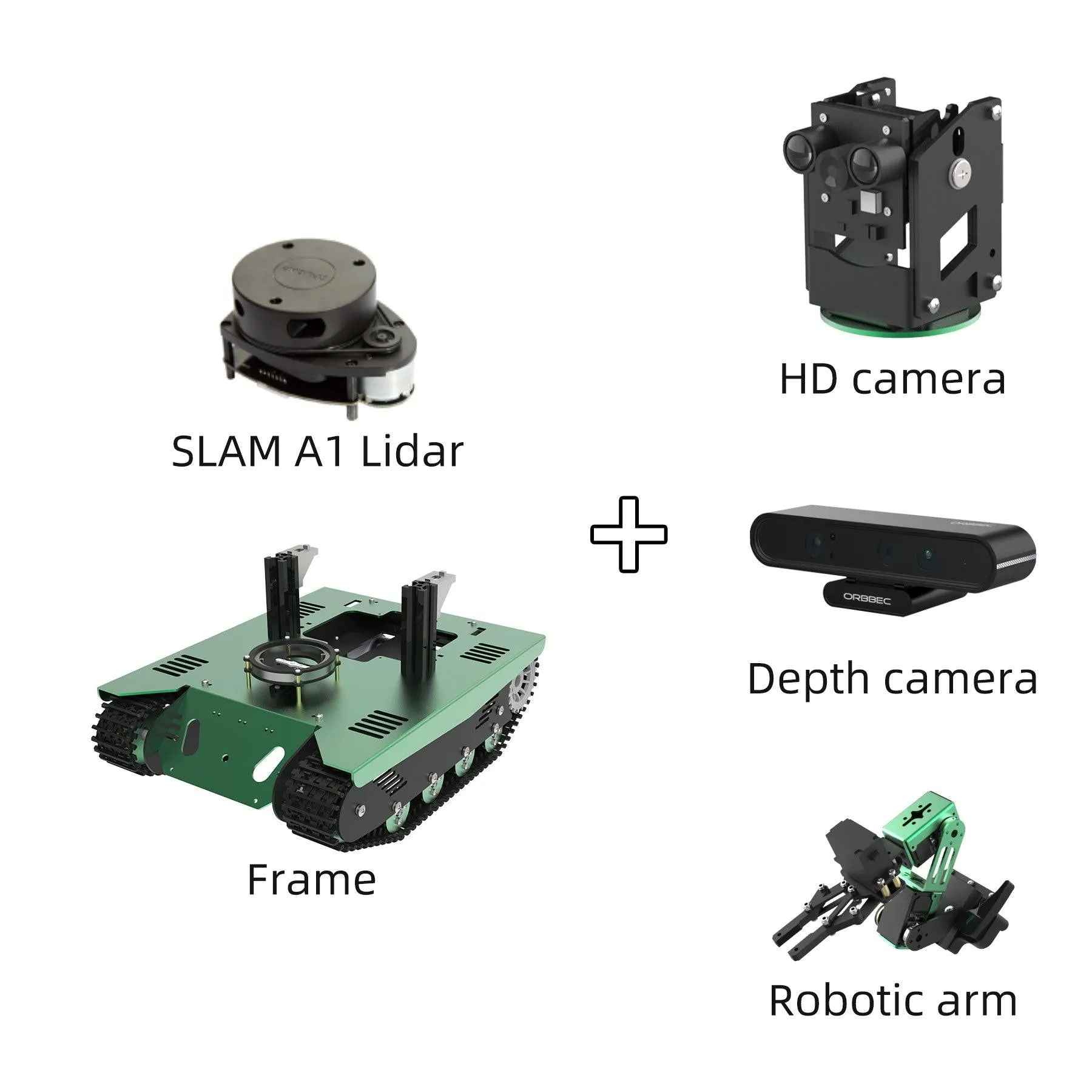 Yahboom ROS Transbot Robot with Lidar Depth camera support Python programming MoveIt 3D mapping for Raspberry Pi 4B