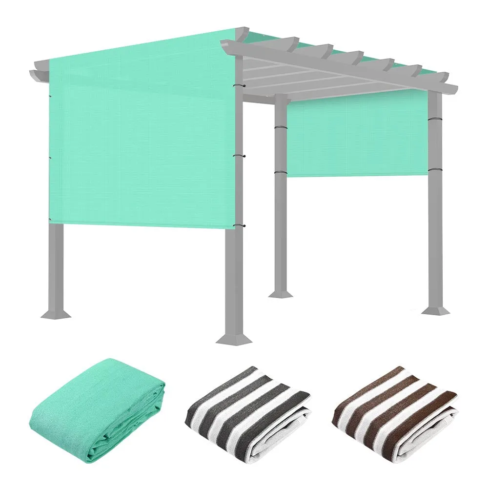 Yescom 8'x16' Universal Pergola Canopy Cover Fabric with Rods