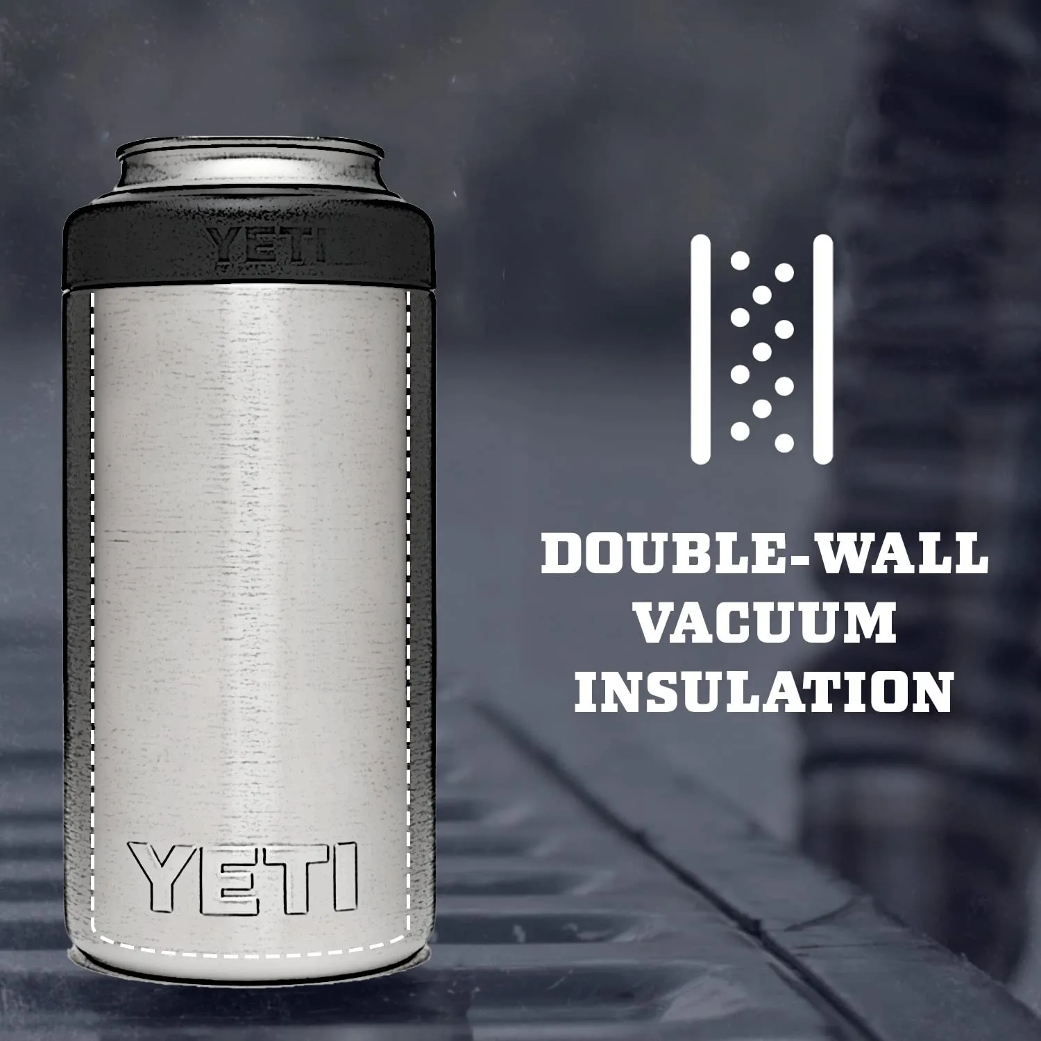 Yeti Rambler 16 Oz Colster Tall Can Insulator Nordic Purple