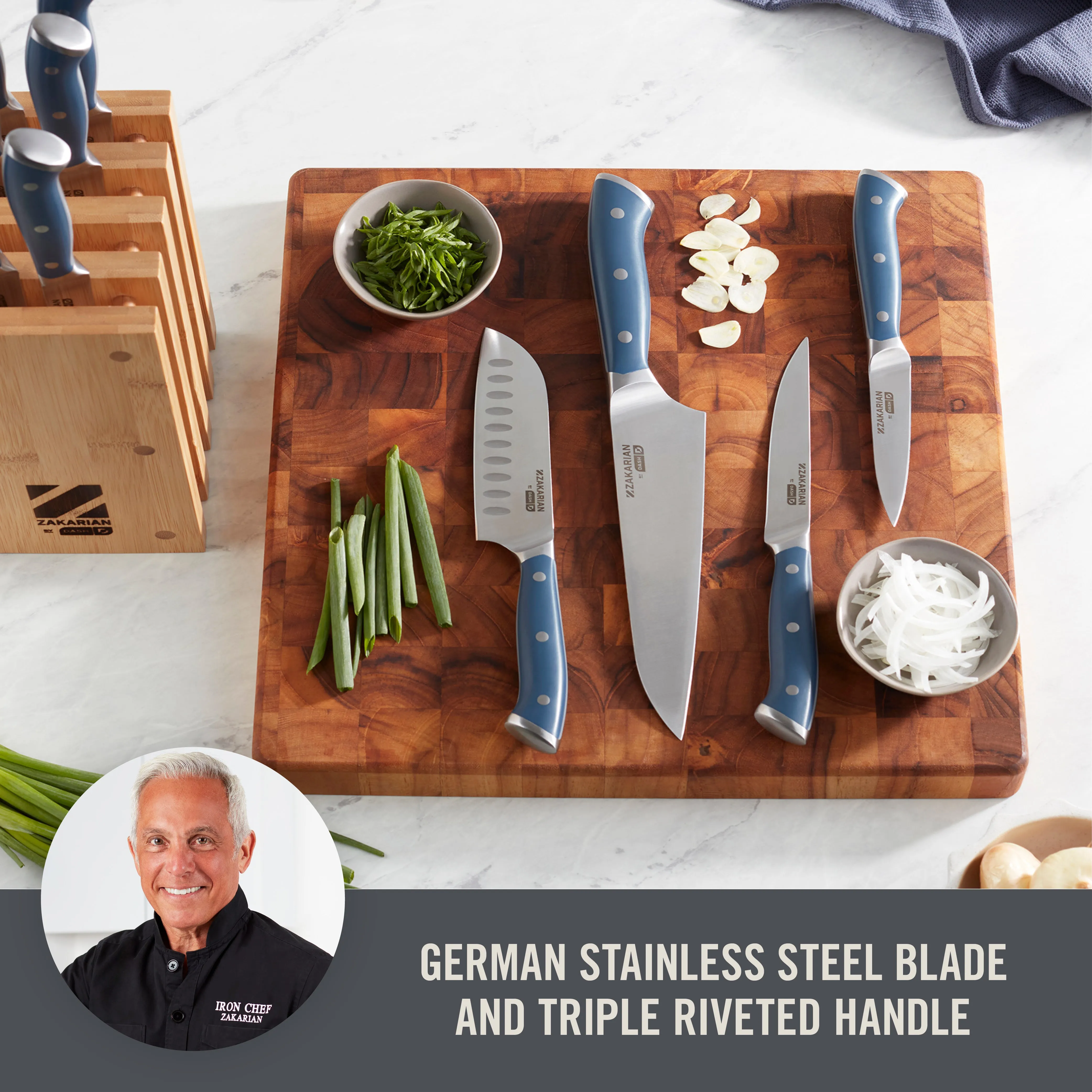 Zakarian by Dash 11 pc. Knife Block Set