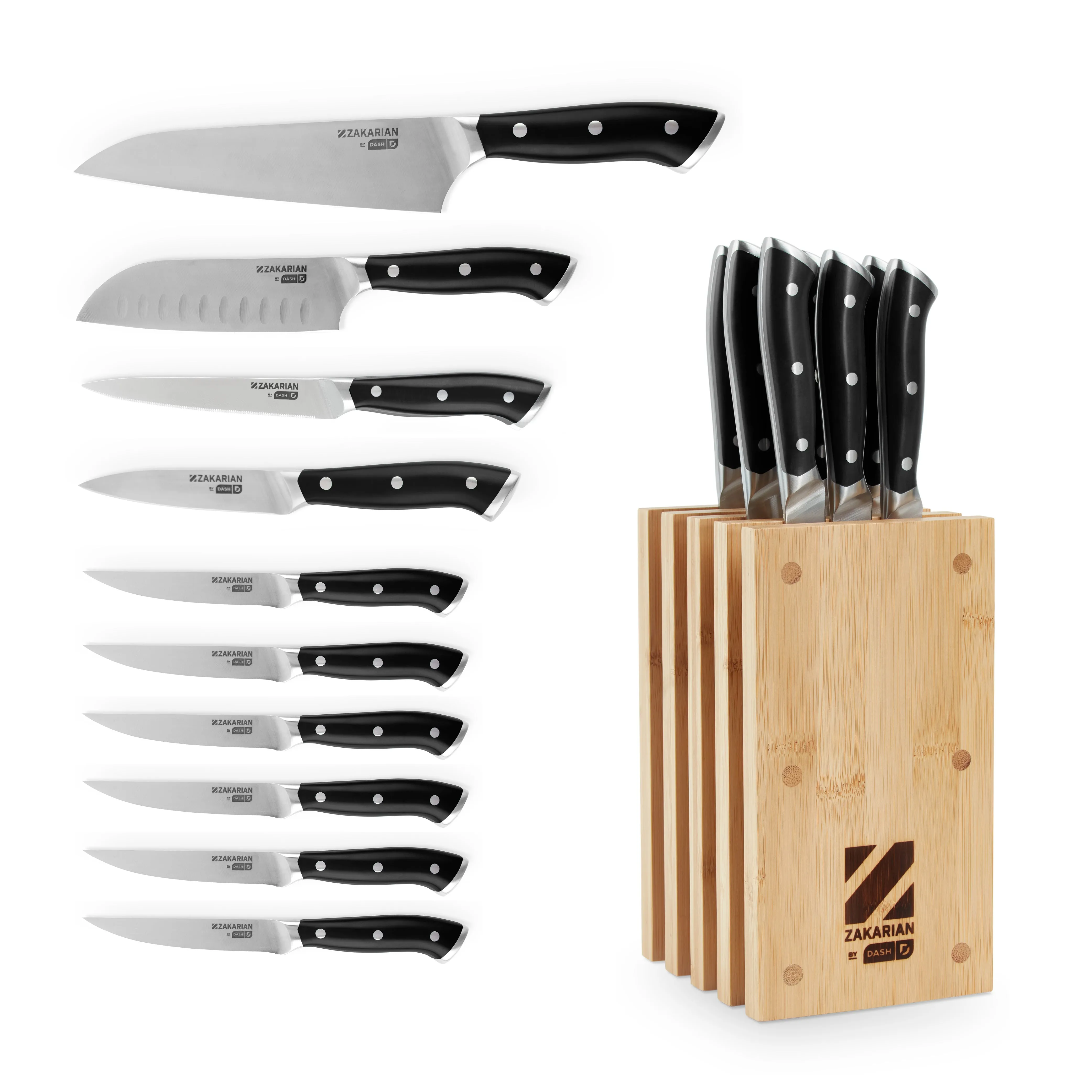 Zakarian by Dash 11 pc. Knife Block Set