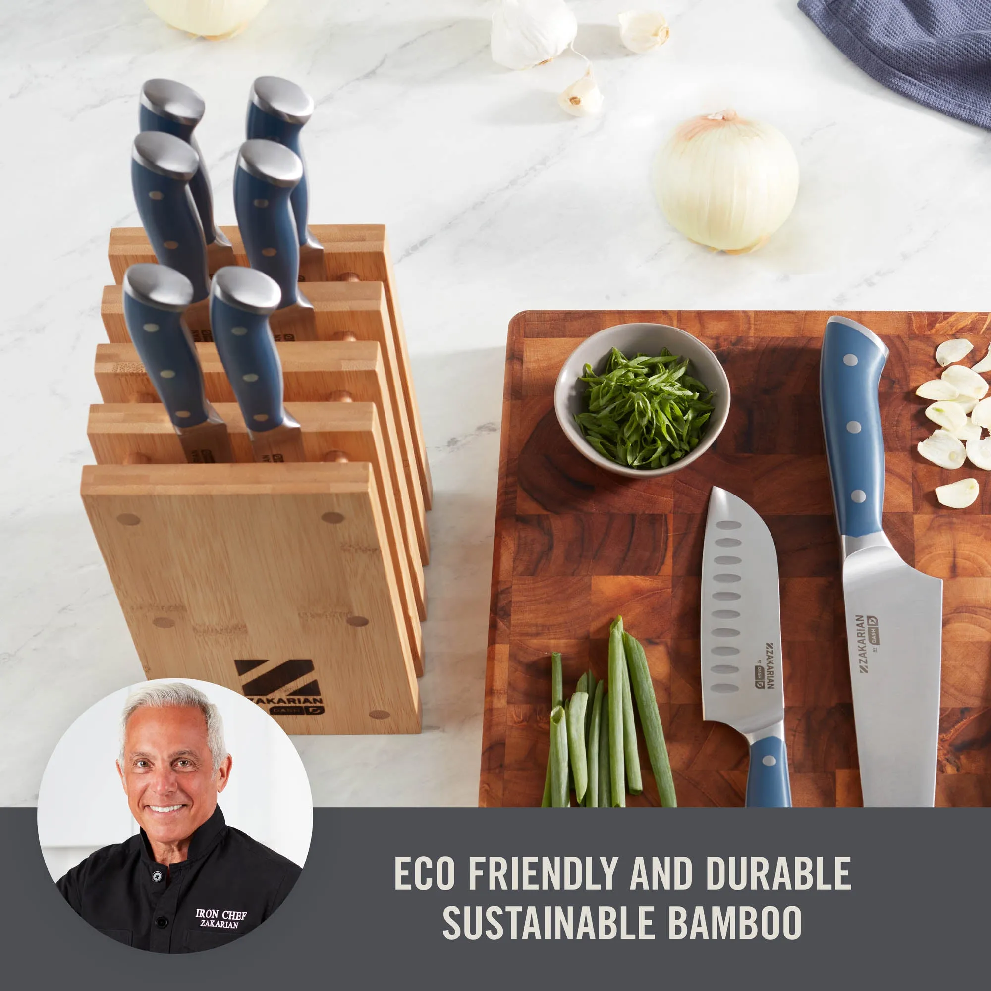 Zakarian by Dash Magnetic Knife Block