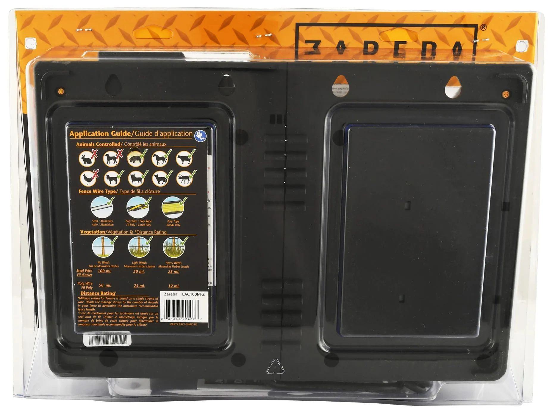 Zareba 100 Mile AC Low Impedance Electric Fence Charger