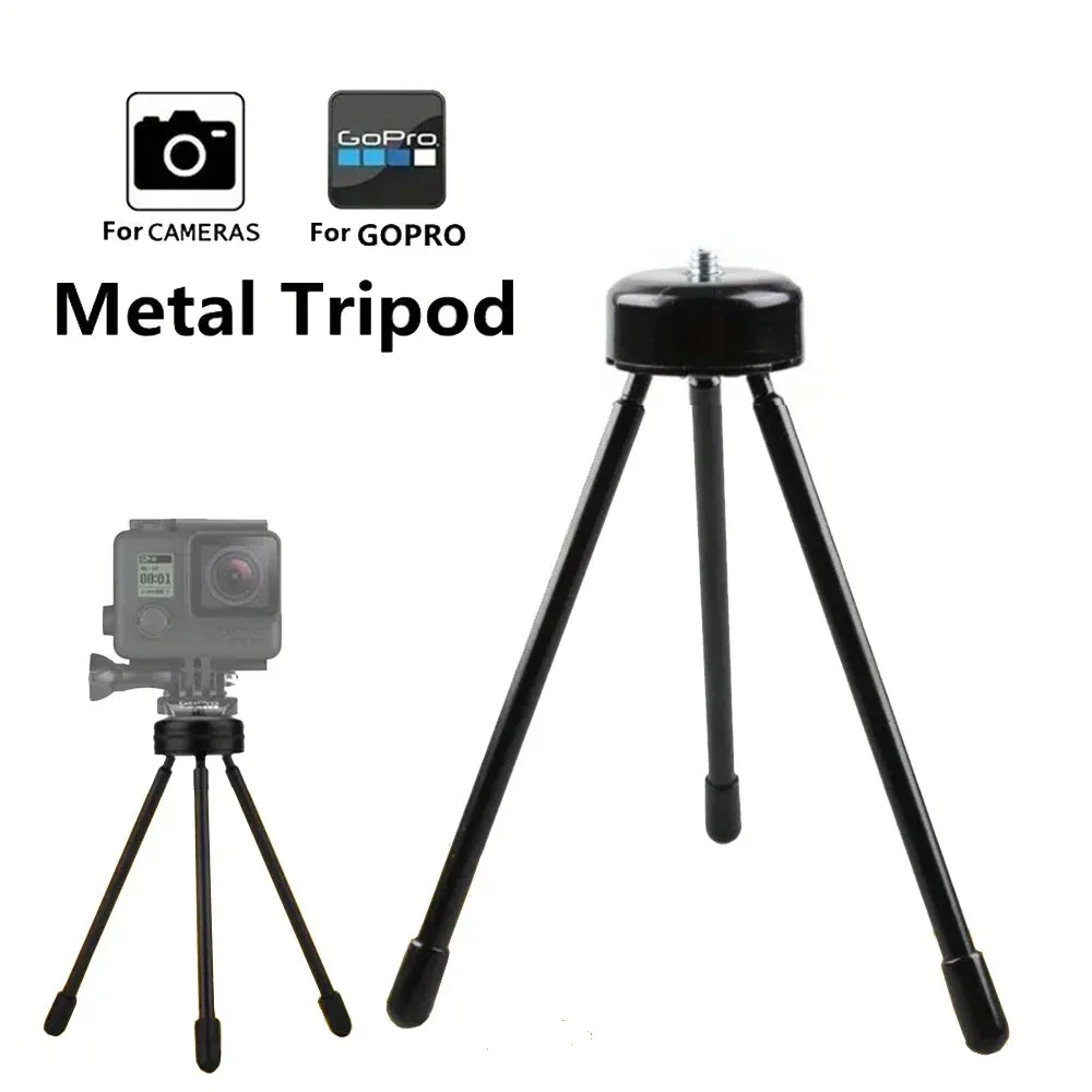 ZOMEI Desktop Tabletop Stand 1/4in Metal Portable Mini Tripod for Mobile Phone Micro Photography RGB Ring Light LED Video Light.